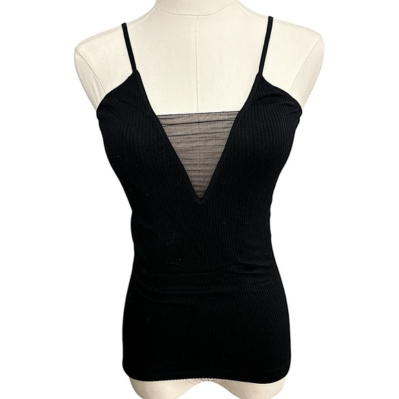 Free People Intimately Come Around Mesh Insert Cami - Picture 2 of 6